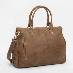 Roots Brown Crossbody Bag